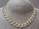 Vintage 1980s NAPIER Faux Pearl Plaited Necklace and Matching Bracelet Set