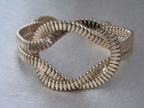 Gold Tone Snake Design Bangle by SAMANTHA WILLS