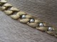 Vintage 1980s NAPIER Faux Pearl Plaited Necklace and Matching Bracelet Set